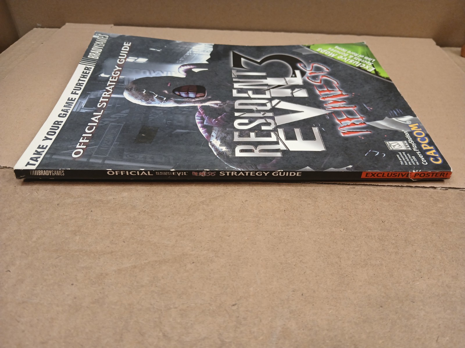 BradyGames Resident Evil 3 Nemesis Official Strategy Guide with Poster Pre-Owned