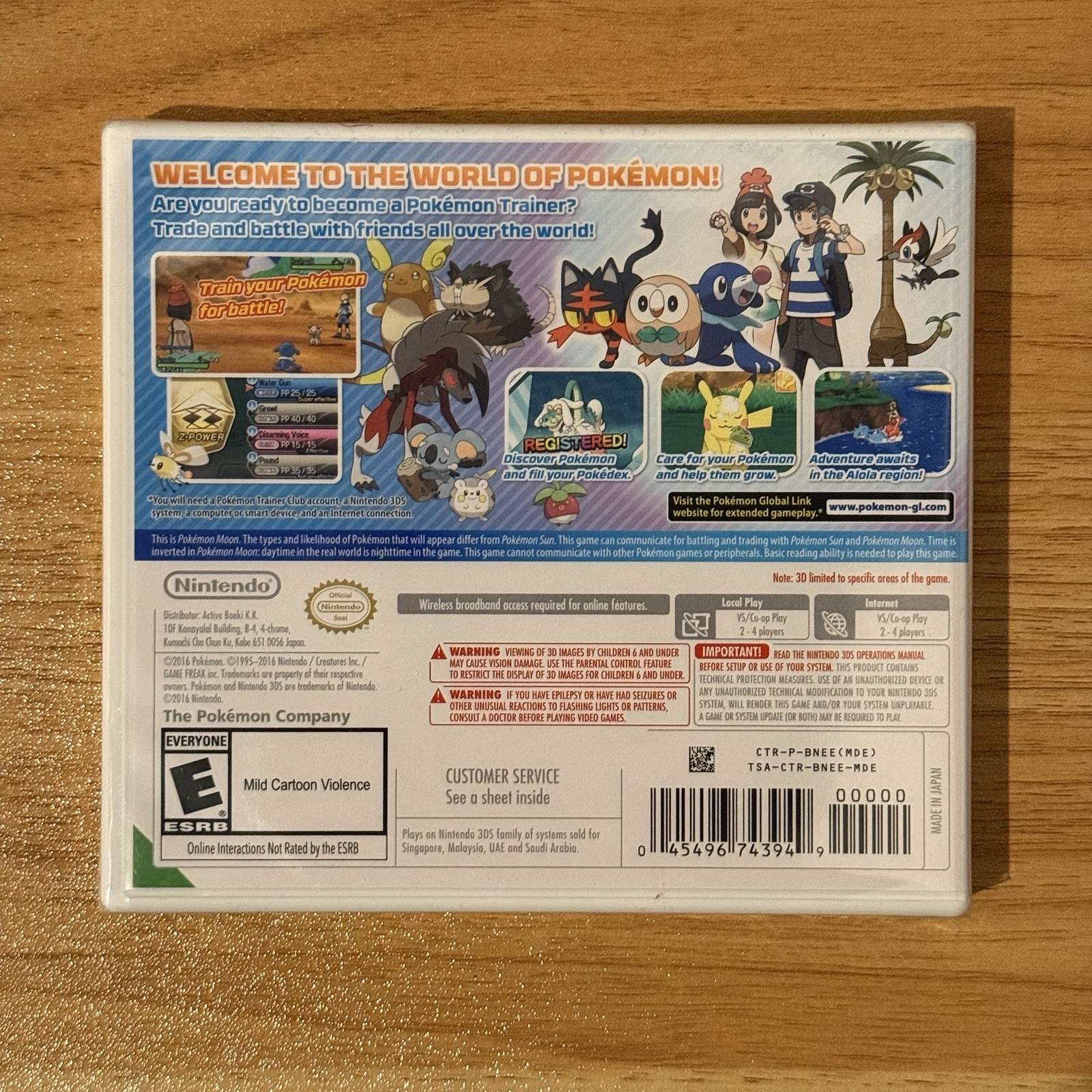 Pokemon Moon Nintendo 3DS Authentic – Brand New & Factory Sealed! Fast Shipping!