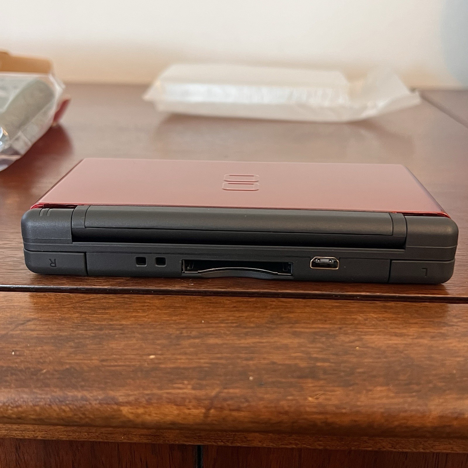Nintendo DS Lite Crimson – Red/Black, Never Used Open Box Still In Packaging