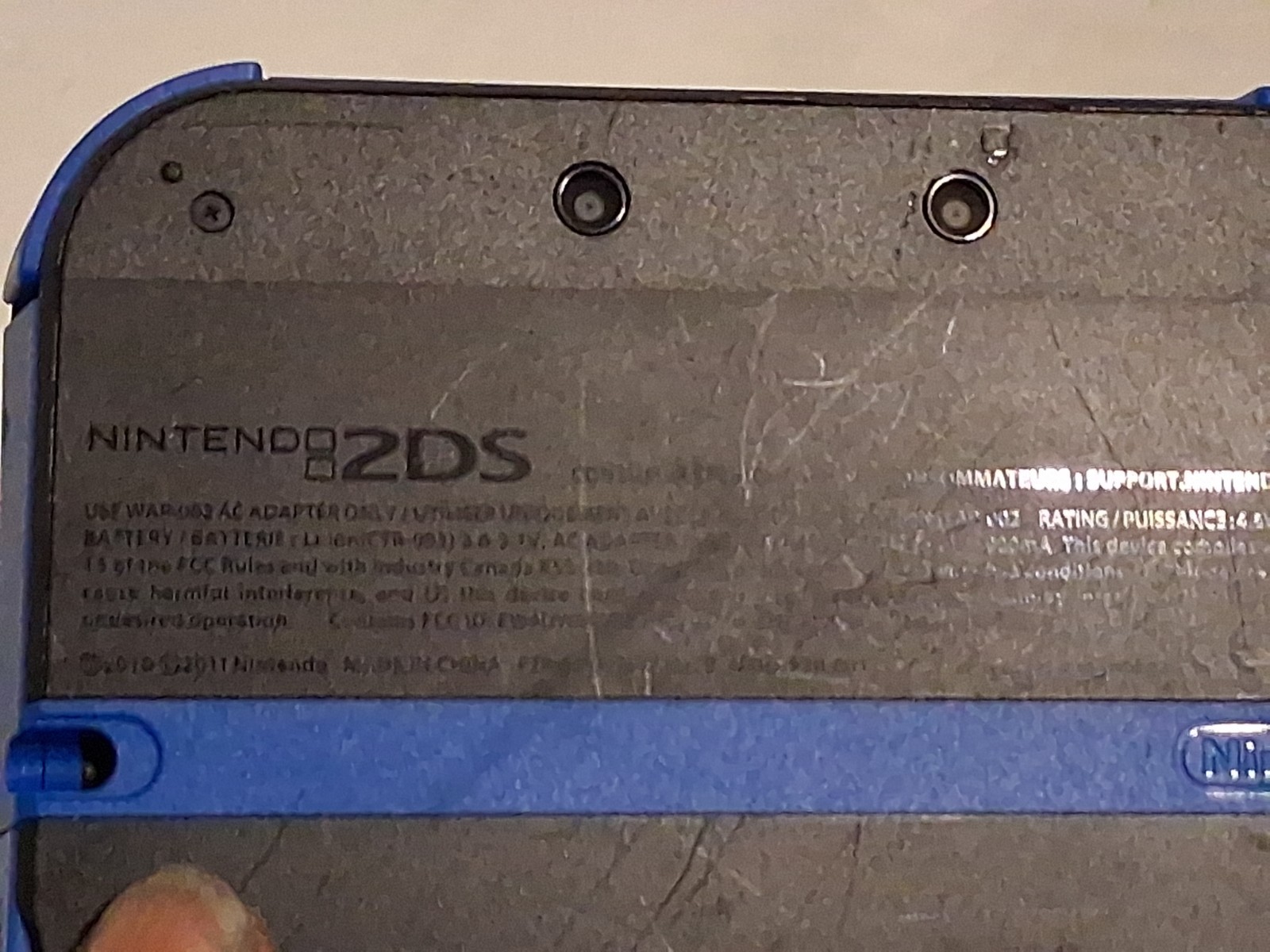Nintendo 2DS 3DS Console Plays: 3DS DS 2DS *TESTED GUC* (FTR-001) with Game
