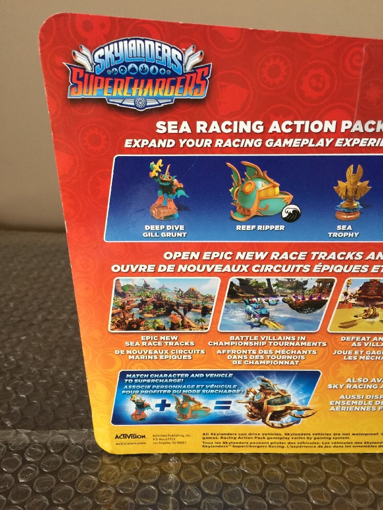 Skylanders SuperChargers: Racing Sea Pack Racing Sea Pack Sea Trophy Fast Ship!!