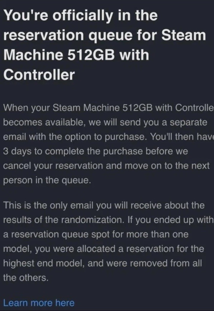 (Presale) Steam Machine 512GB with Controller – Confirmed Pre Order Ships By 7/7