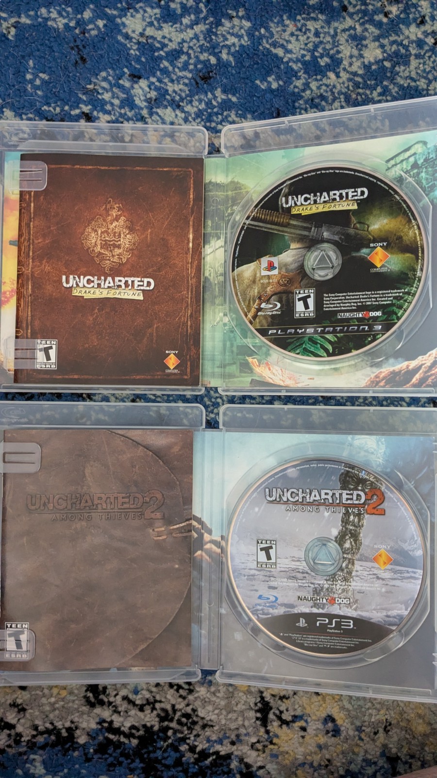 Uncharted 1 & 2 PS3 Signed / Autograph Neil Druckmann + Art Book