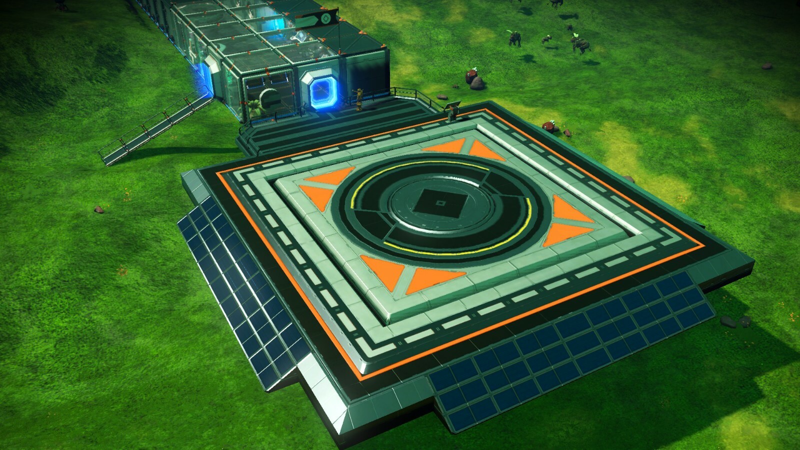 No Mans Sky Starter Base – Storage, Terminal + Landing Pad – PC, XBOX,PS4 & PS5