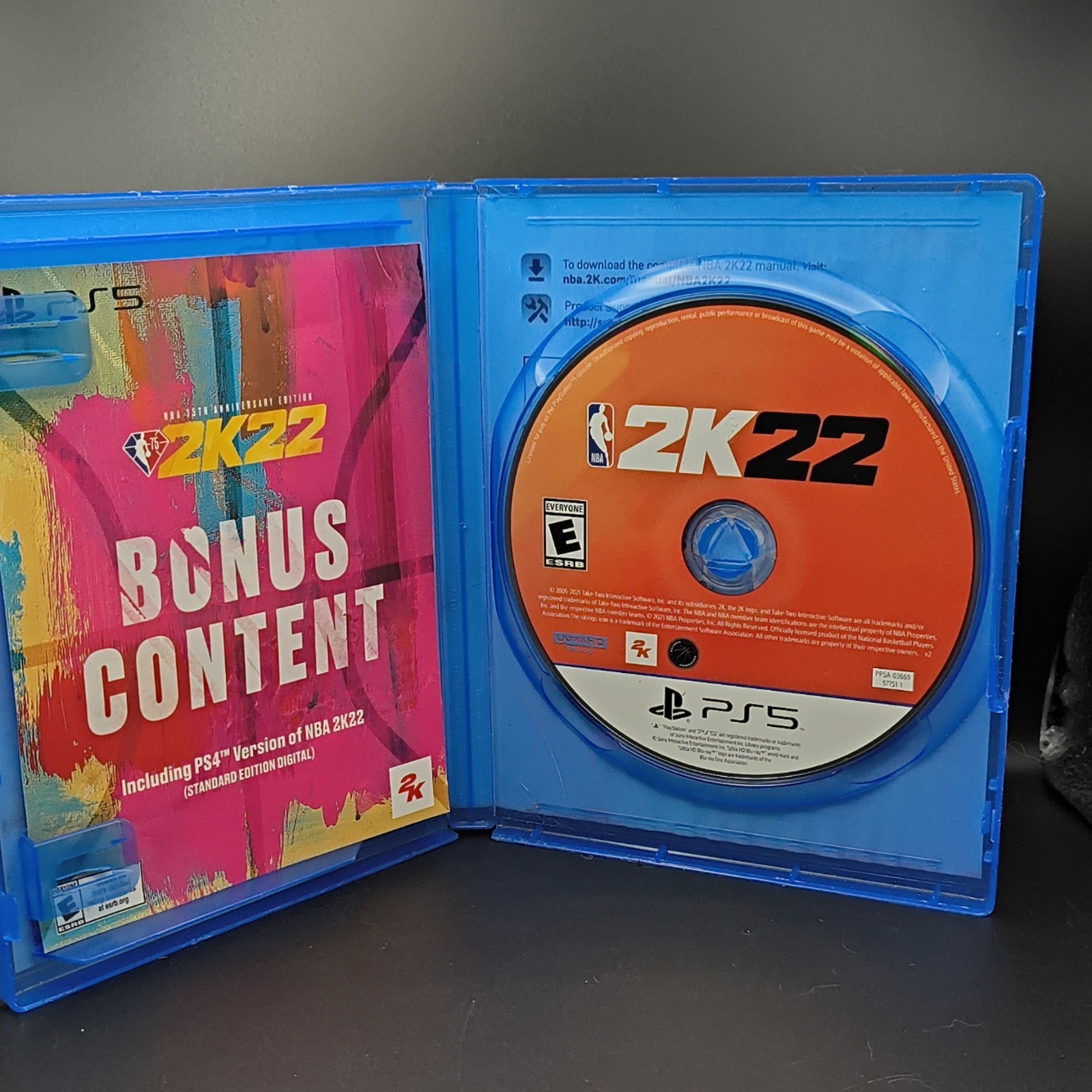 NBA 2K22 75th Anniversary Edition by 2K PS5 Basketball Bonus Content