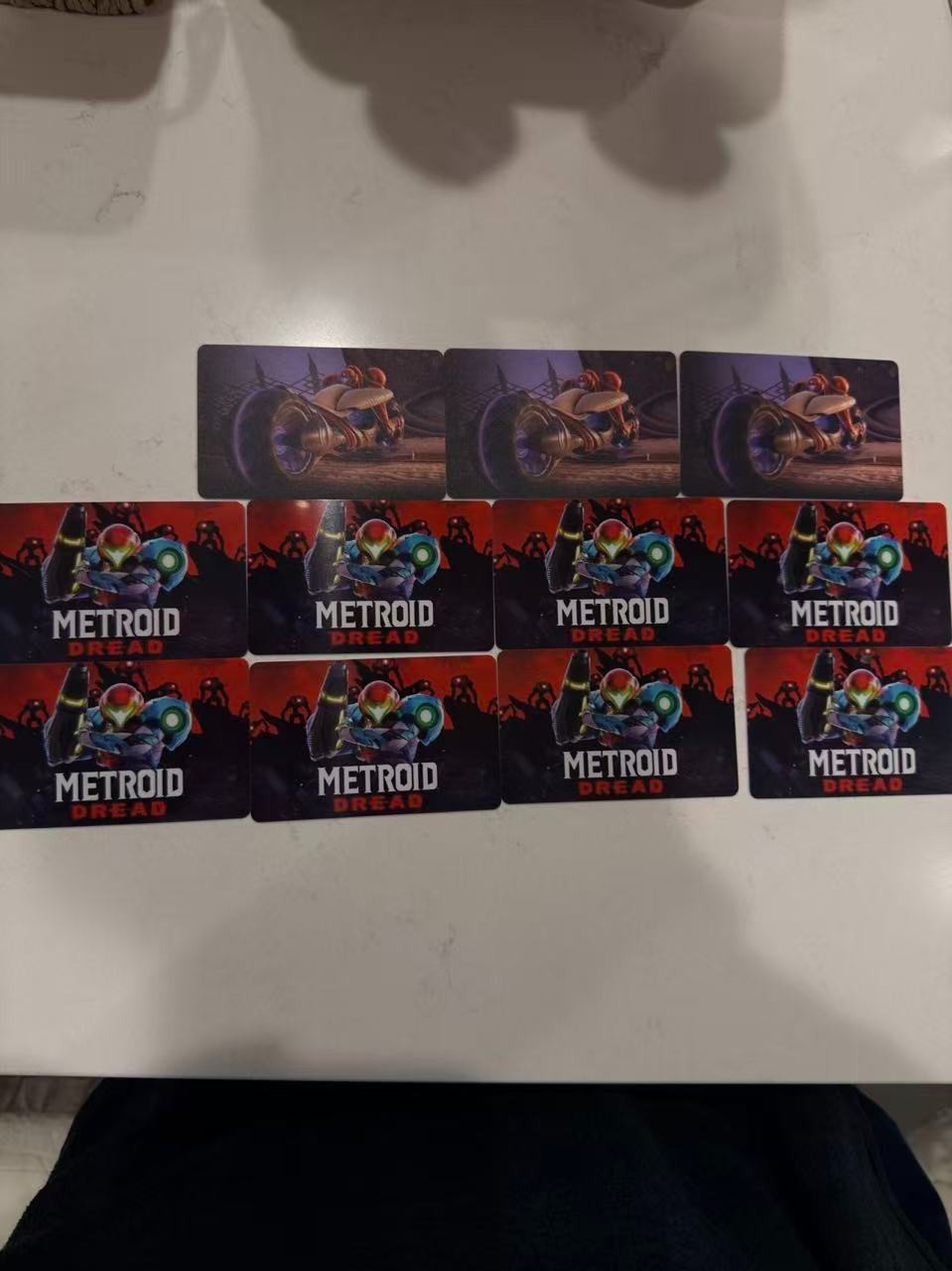 ALL 8PCS Amiibo METROID DREAD PVC Card Fast Shipping!Free stickers!
