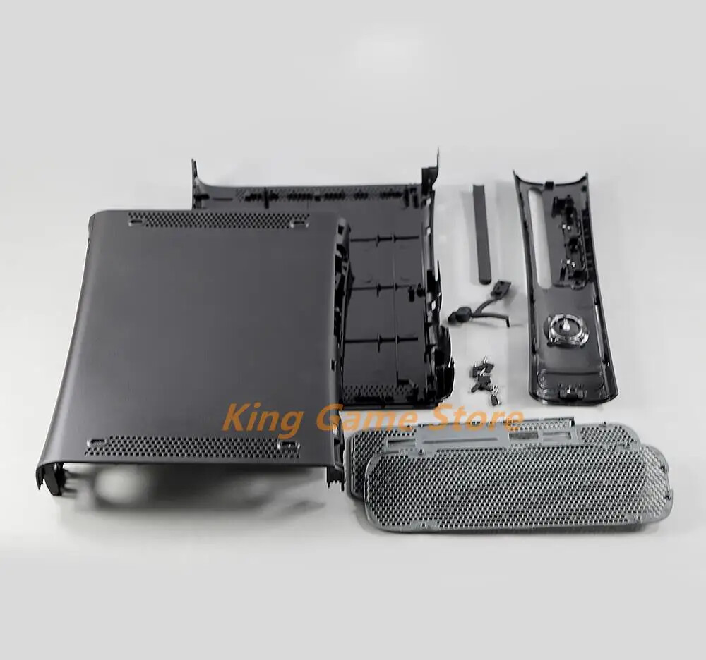 1set Fat Black White Housing Shell Case Game Console Housing Cover with Buttons