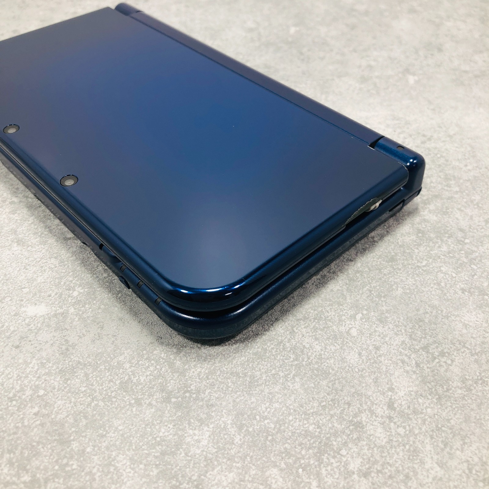 [EX+5] New Nintendo 3DS LL XL Metallic Blue console Japan Tested NTSC-J 06-109