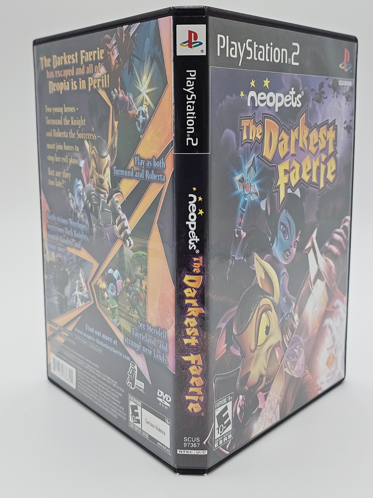 Sony Playstation 2 PS2 Neopets The Darkest Faerie CIB Cleaned & Tested