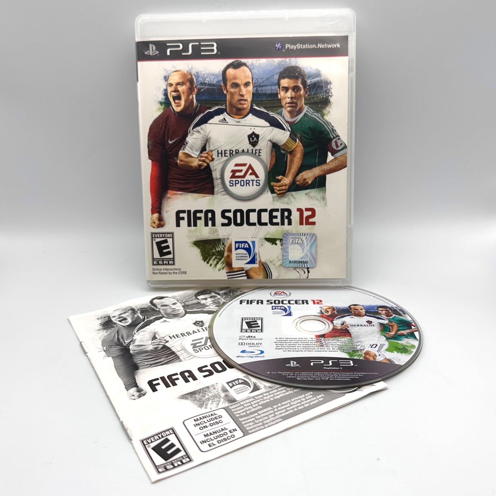 FIFA Soccer 12 PS3 Sony PlayStation 3 EA Sports w/ Manual Insert Fast Shipping