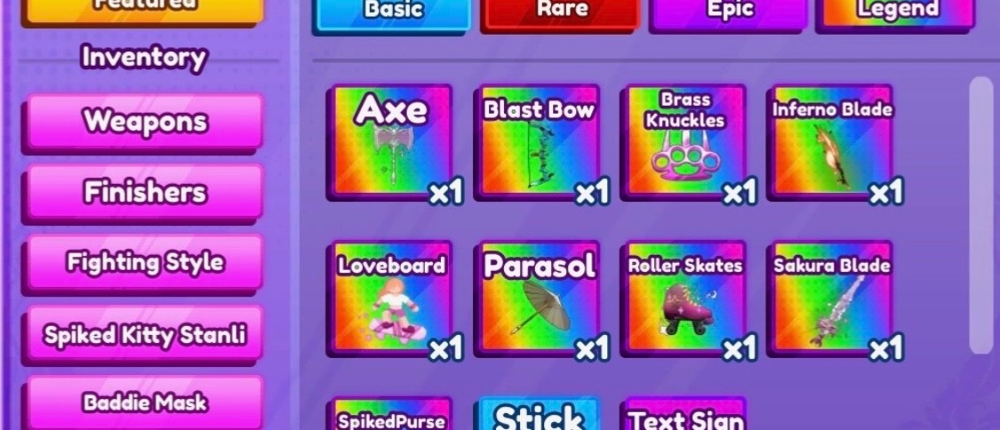 Loverboard Weapon | Roblox Baddies