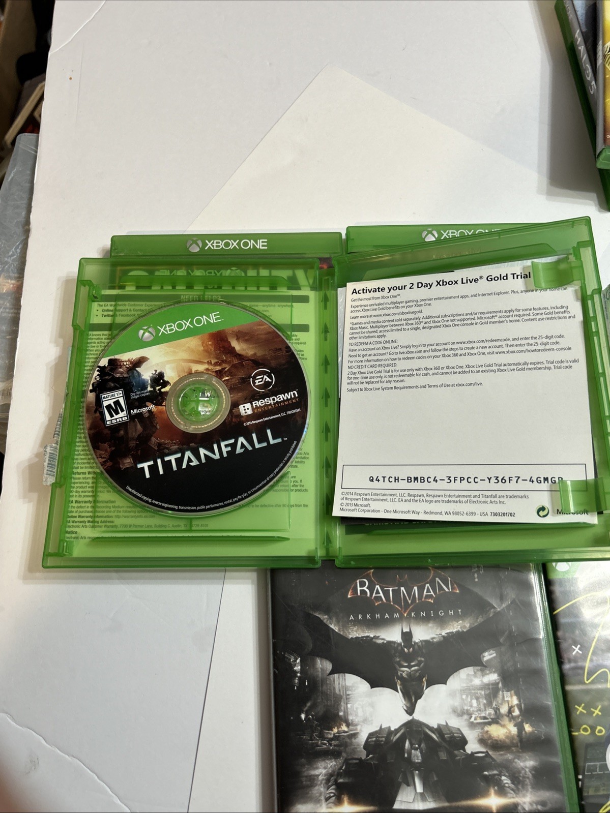 Lot of 8 Microsoft Xbox One Games Halo 5 – Doom – CoD Black Ops 3 And More !!