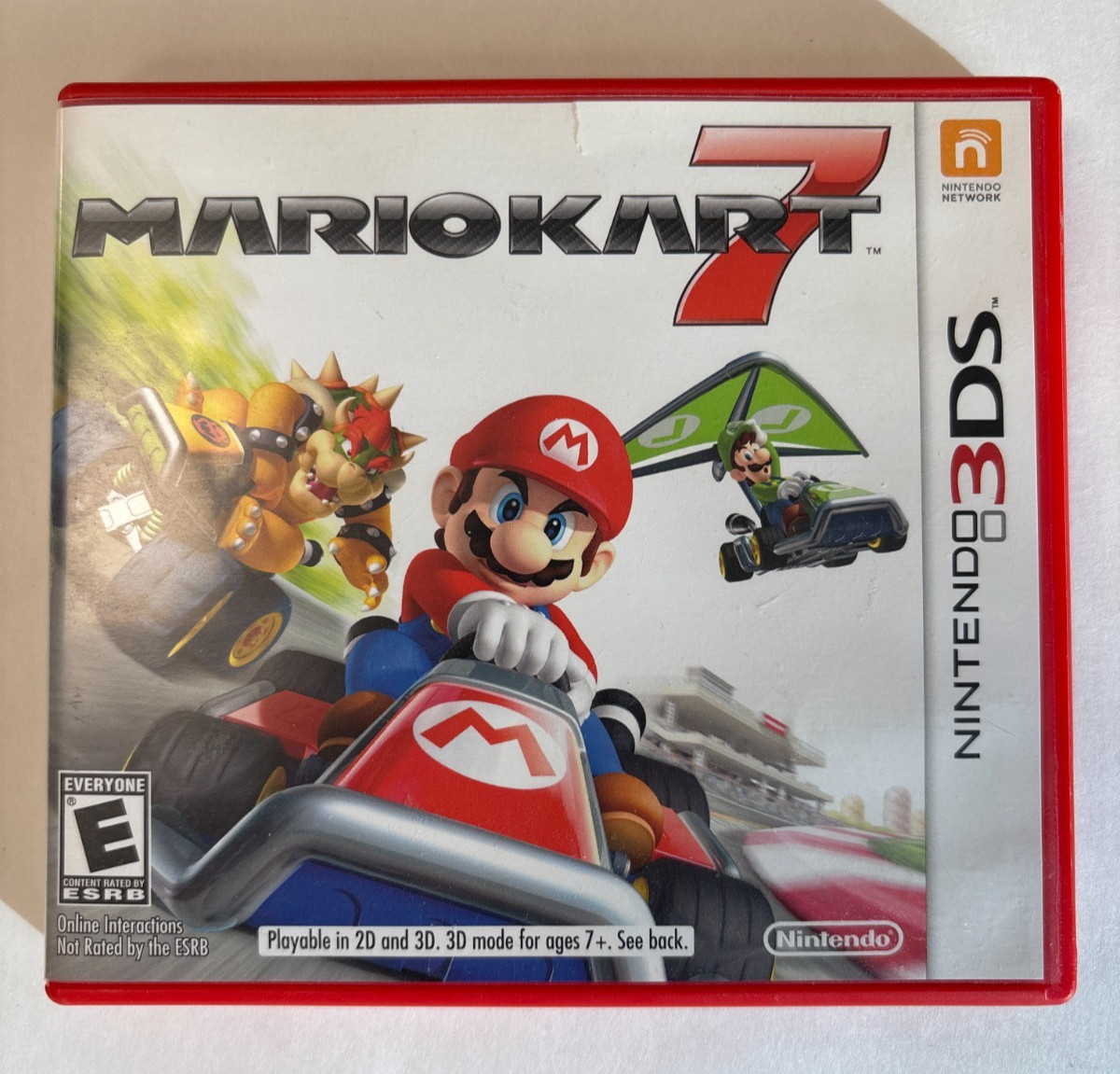 Case and Manual Only NO GAME Mario Kart 7 Nintendo 3DS Authentic