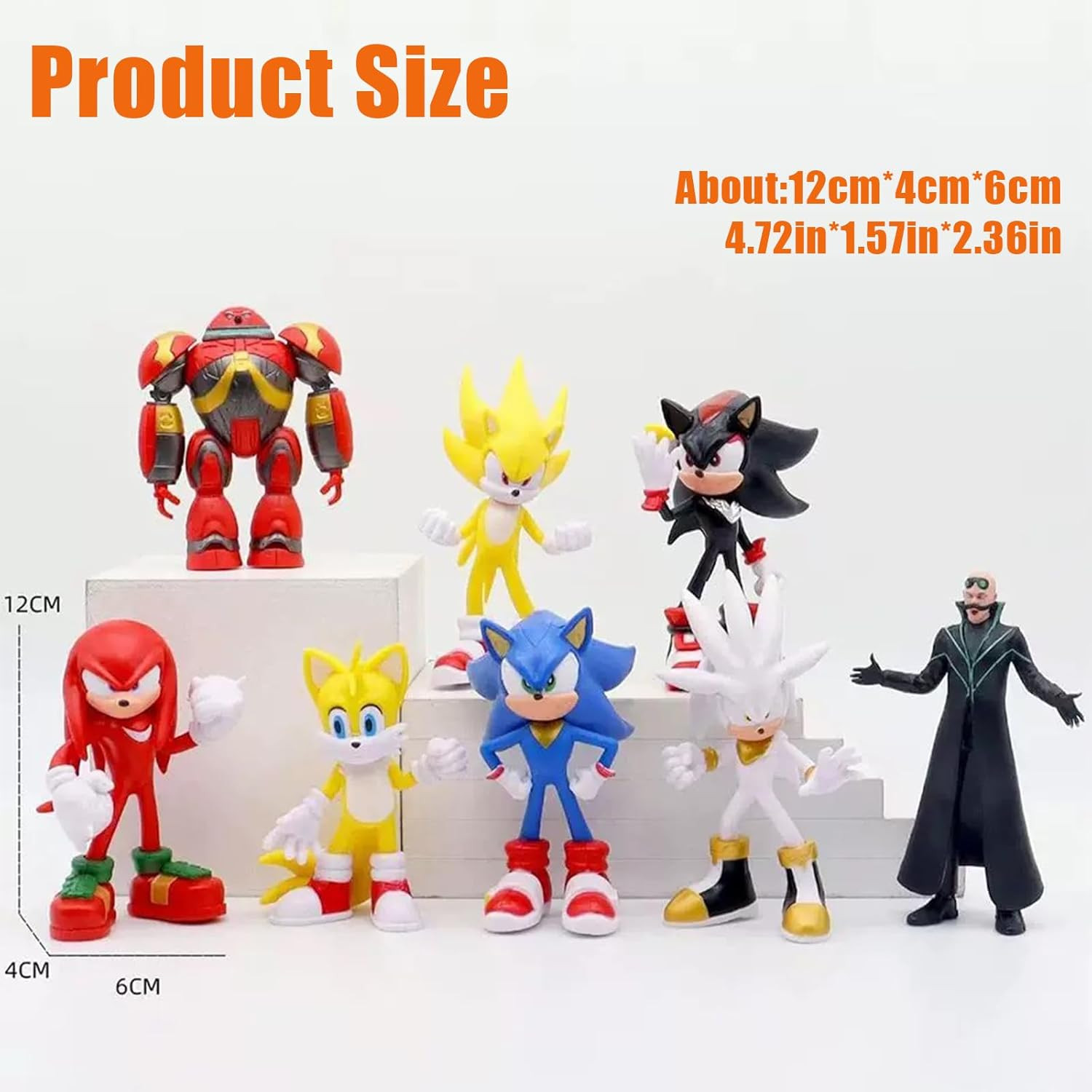 Hedgehog Action Figure, 6.5In Hedgehog Style Statue Handcrafted Collectible for