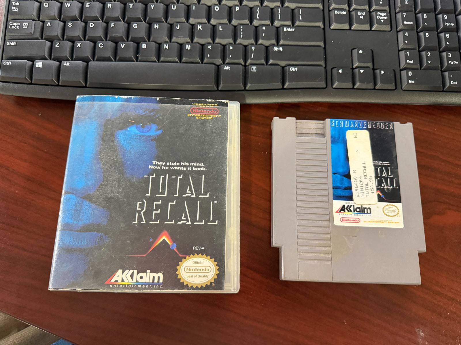 Total Recall (Nintendo Entertainment System, 1990) Original Game & Box