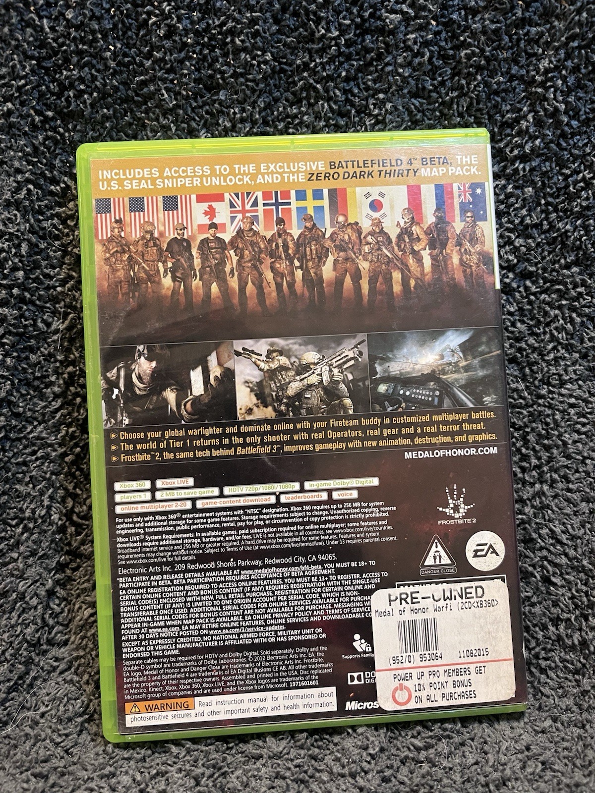 Medal of Honor: Warfighter Limited Edition (Xbox 360, 2012) Complete Tested