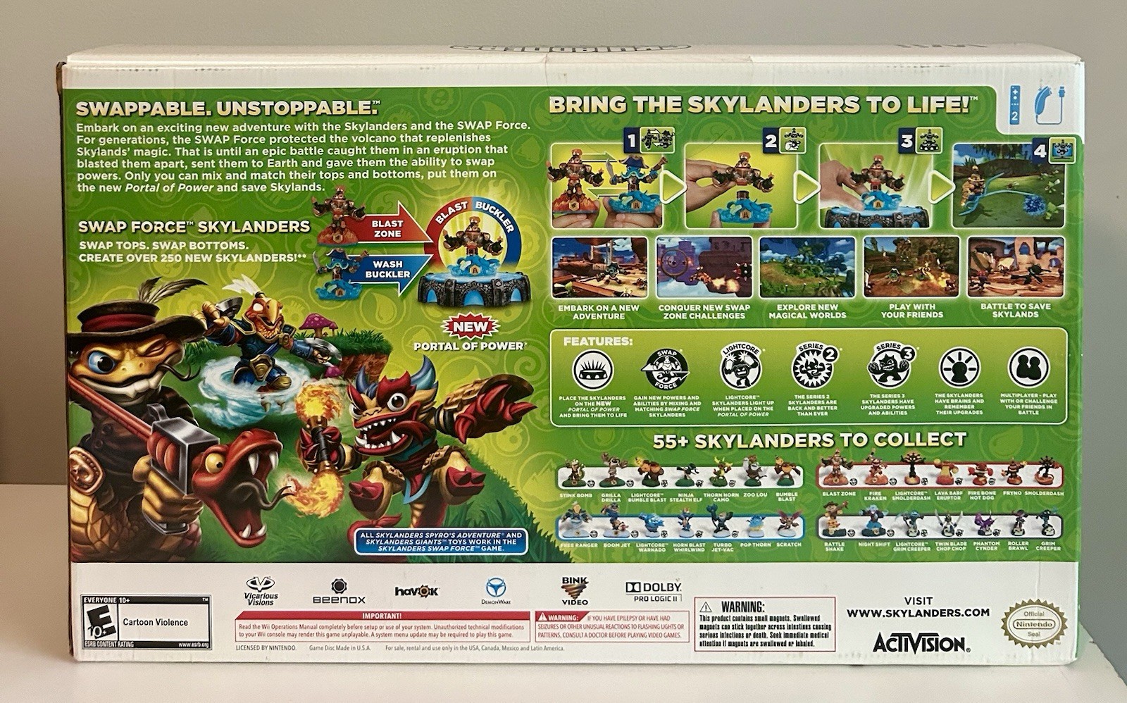 Skylanders: 2013 Swap 🔄 Force – Starter Pack – Wii – BNIFSP