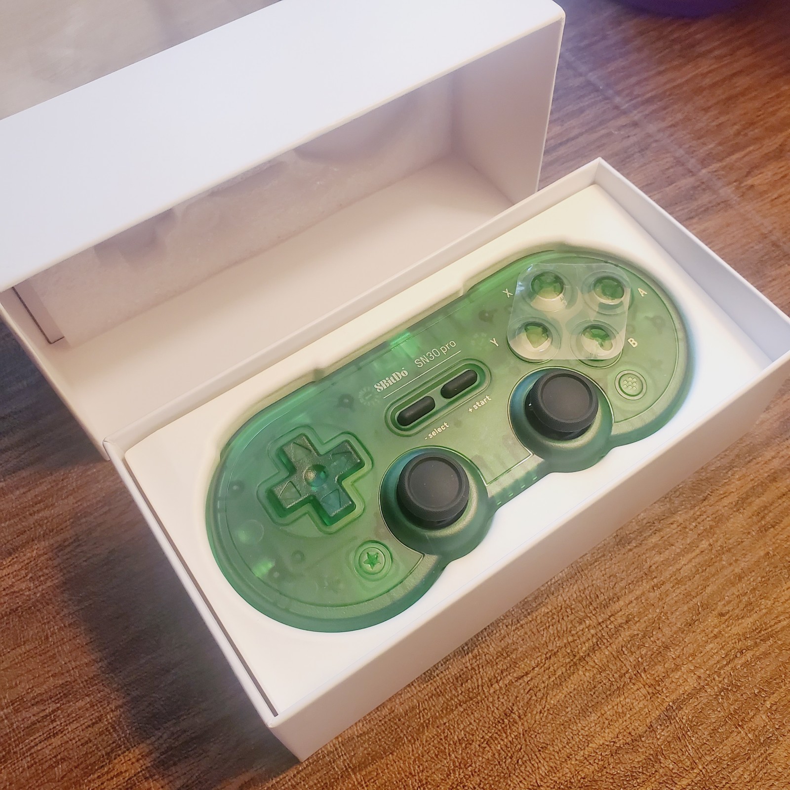 8BitDo SN30 Wireless Gamepad for Switch, Android, PC, Steam, Apple, Pi GREEN