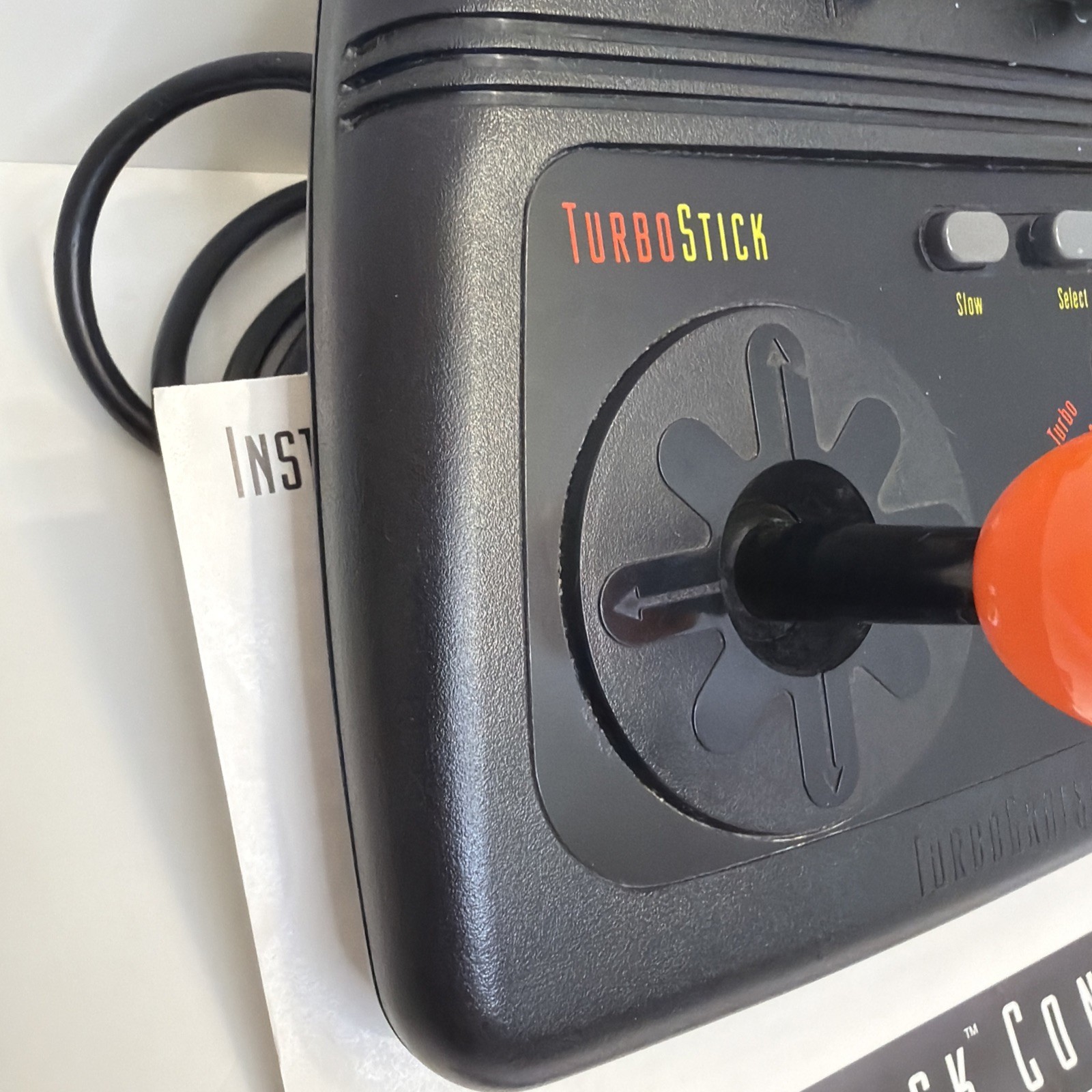 Turbo Stick (TurboGrafx-16, 1990) Tested w/ Instruction Manual HES-STK-01