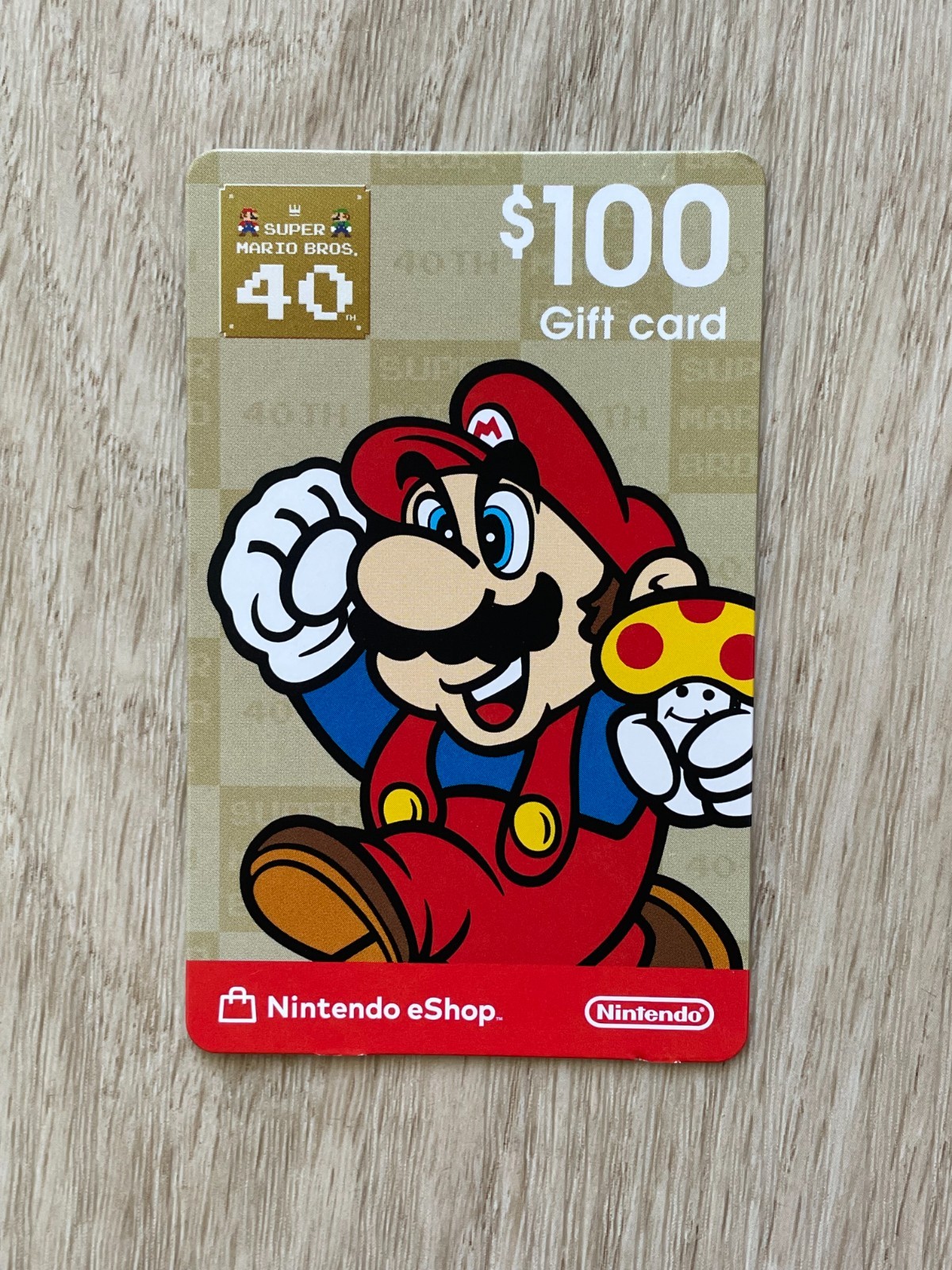 Super Mario Bros 40th Anniversary Nintendo Steelbook CARD INCLUDED (NO CODE)
