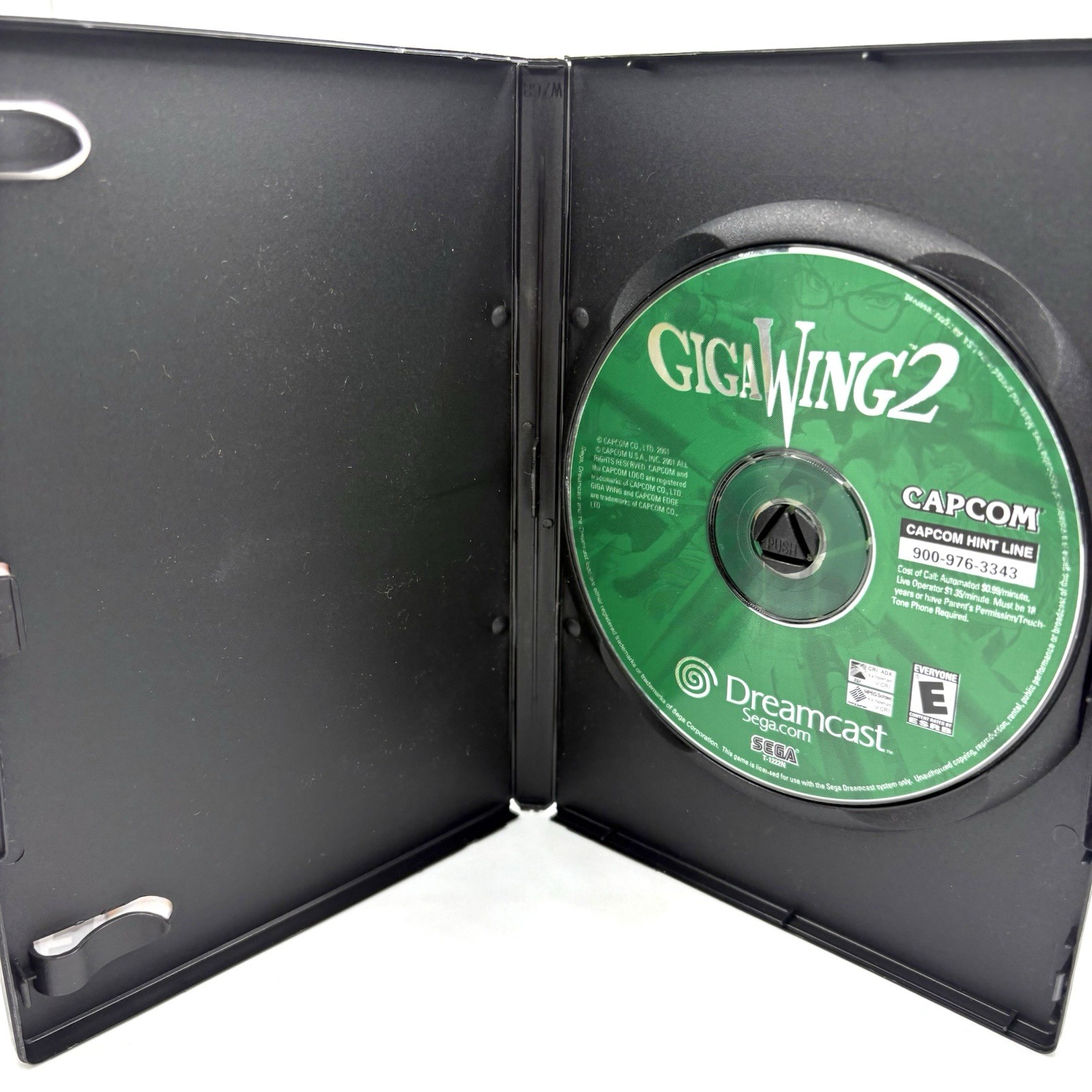 Dreamcast Giga Wing 2 (Sega, 2001) With Replacement DVD Case & Custom Artwork