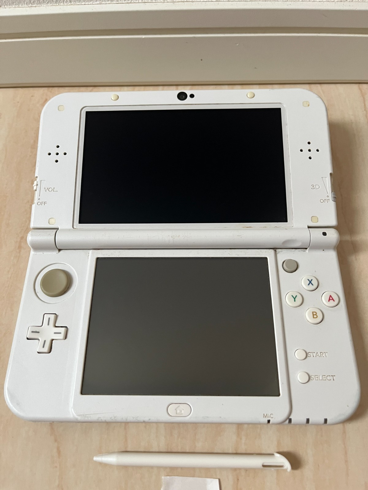 TOP IPS Nintendo new 3DS LL XL Pearl White Console Japanese Excellent T024