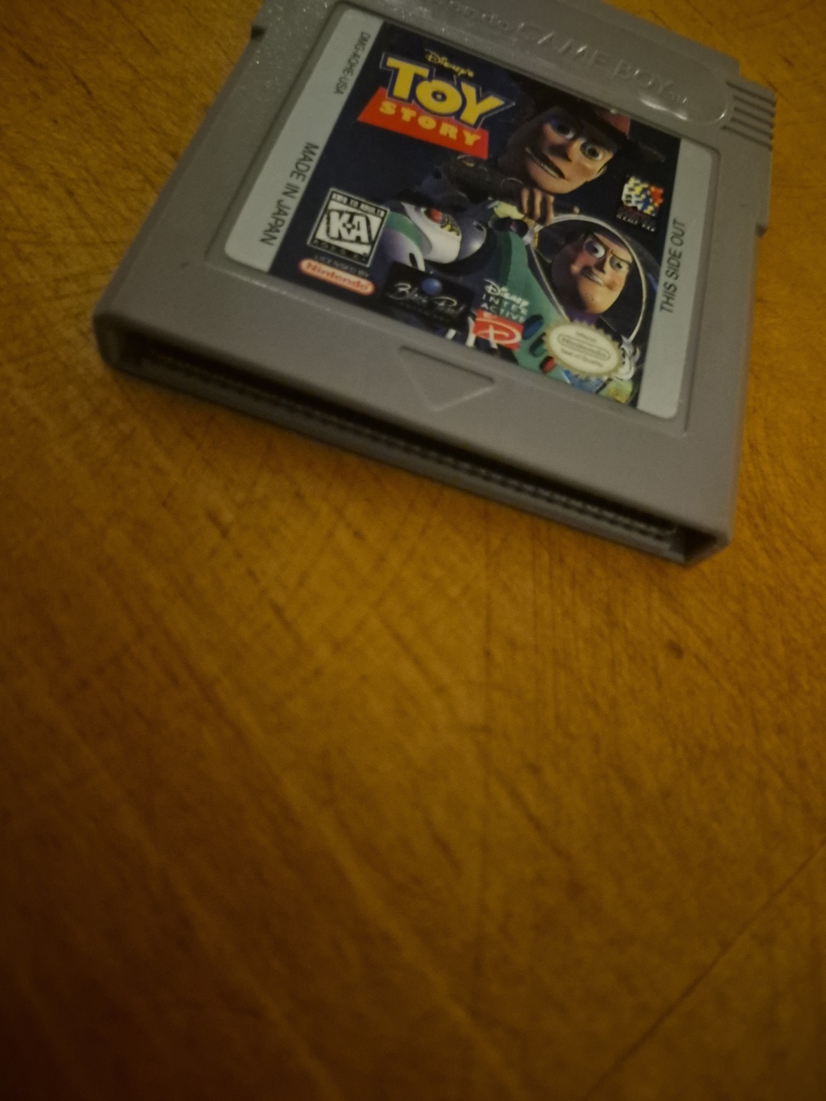 Disneys Toy Story Nintendo Game Boy Authentic Game Cartridge With case untested