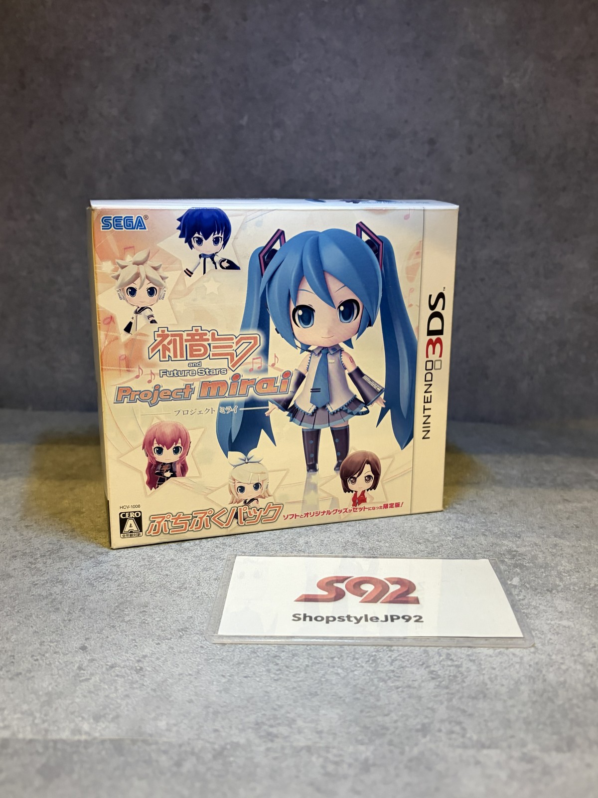 Nintendo 3DS Hatsune Miku Project mirai 2 Puchi Puku Pack Limited Box Japan