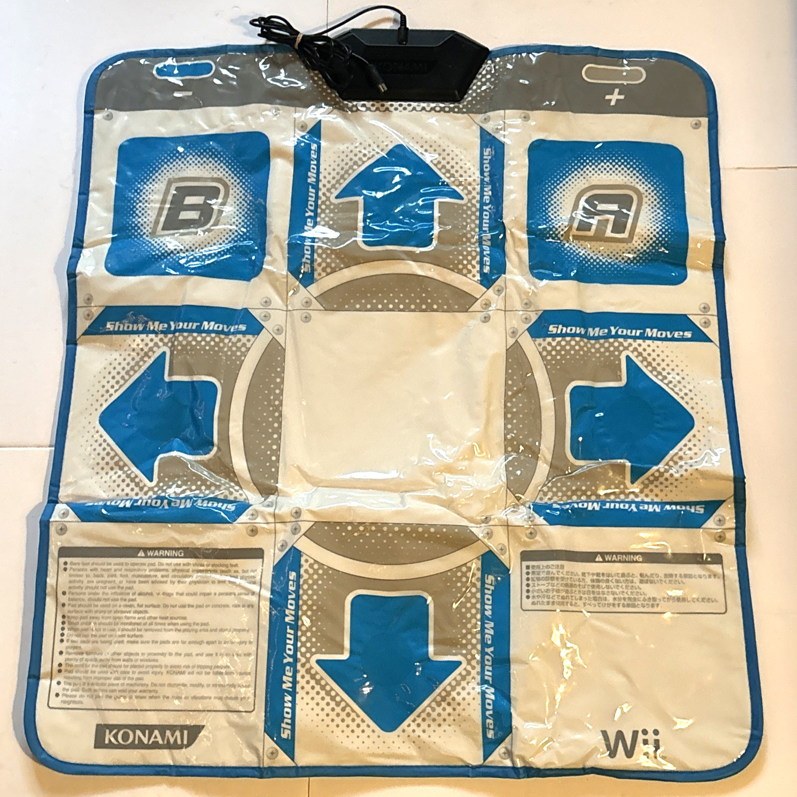 Nintendo Wii Dance Dance Revolution RU054 Controller Dance Pad Mat VGC