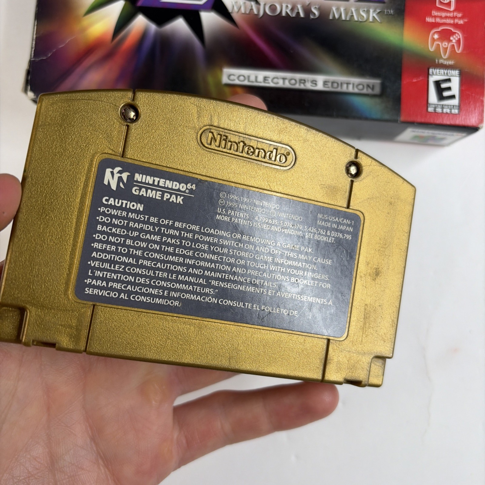 Legend of Zelda: Majora’s Mask Nintendo 64 N64 Collectors Edition In Box RARE