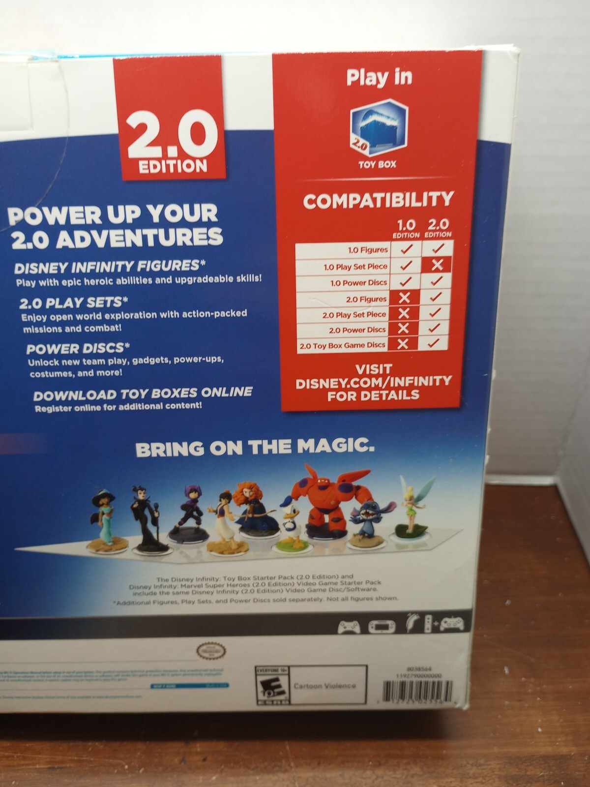 Disney Infinity 2.0 Wii U Toy Box Starter Pack Merida Stitch WiiU