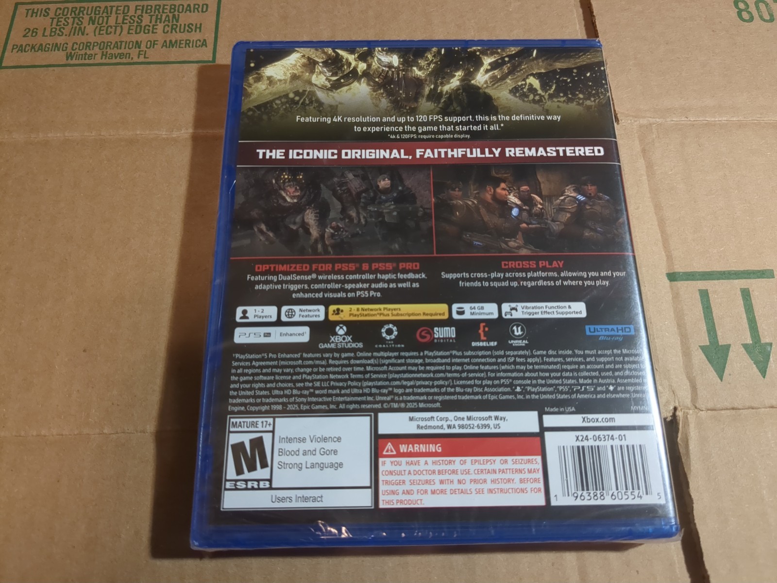 Gears of War: Reloaded – PlayStation 5 Brand New Sealed