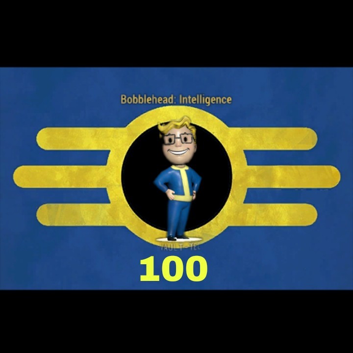 Xbox One S|X Fallout 76 Bobblehead: Intelligence 100 Total for Crafting Or Buffs