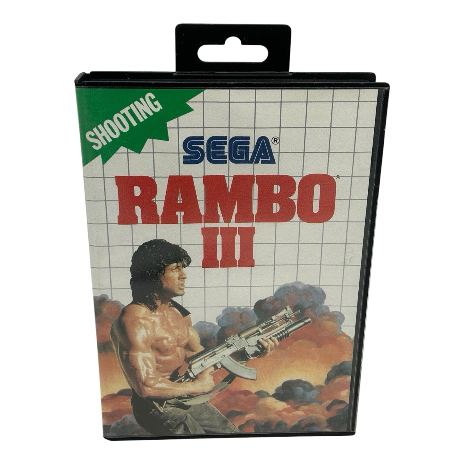 Rambo 3 (Sega Master System, 1988) SMS CIB Complete w/ Manual Tested & Works