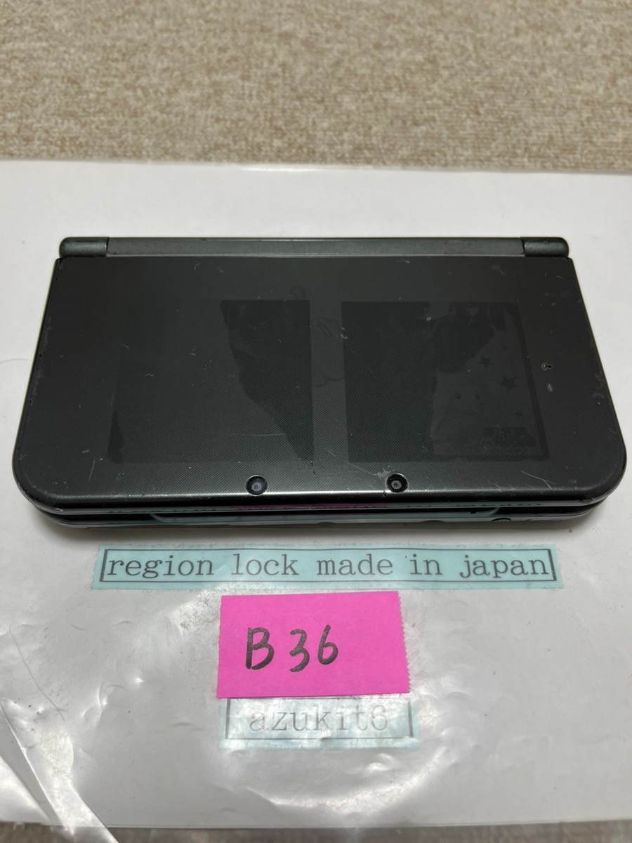 New 3DS LL XL Metalic black Japan Nintendo Console region Japanese B36