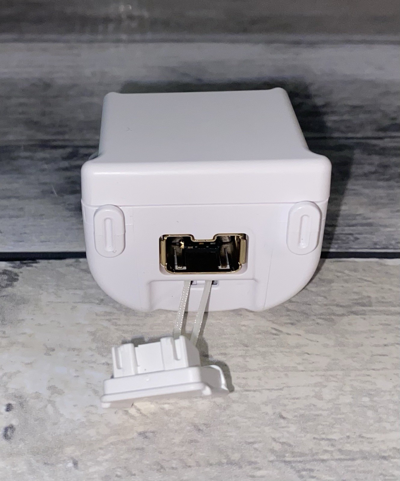 Nintendo Wii RVL-026 White Motion Plus Adapter for Wii Remote Hand Controller