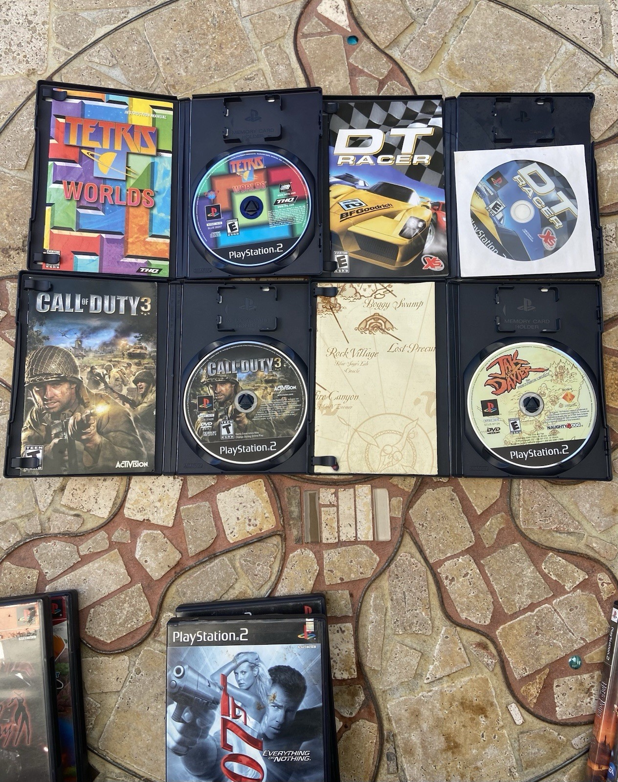 Sony PlayStation 2 PS2 Console Bundle w/ 13 Games, Controller & Cables TESTED