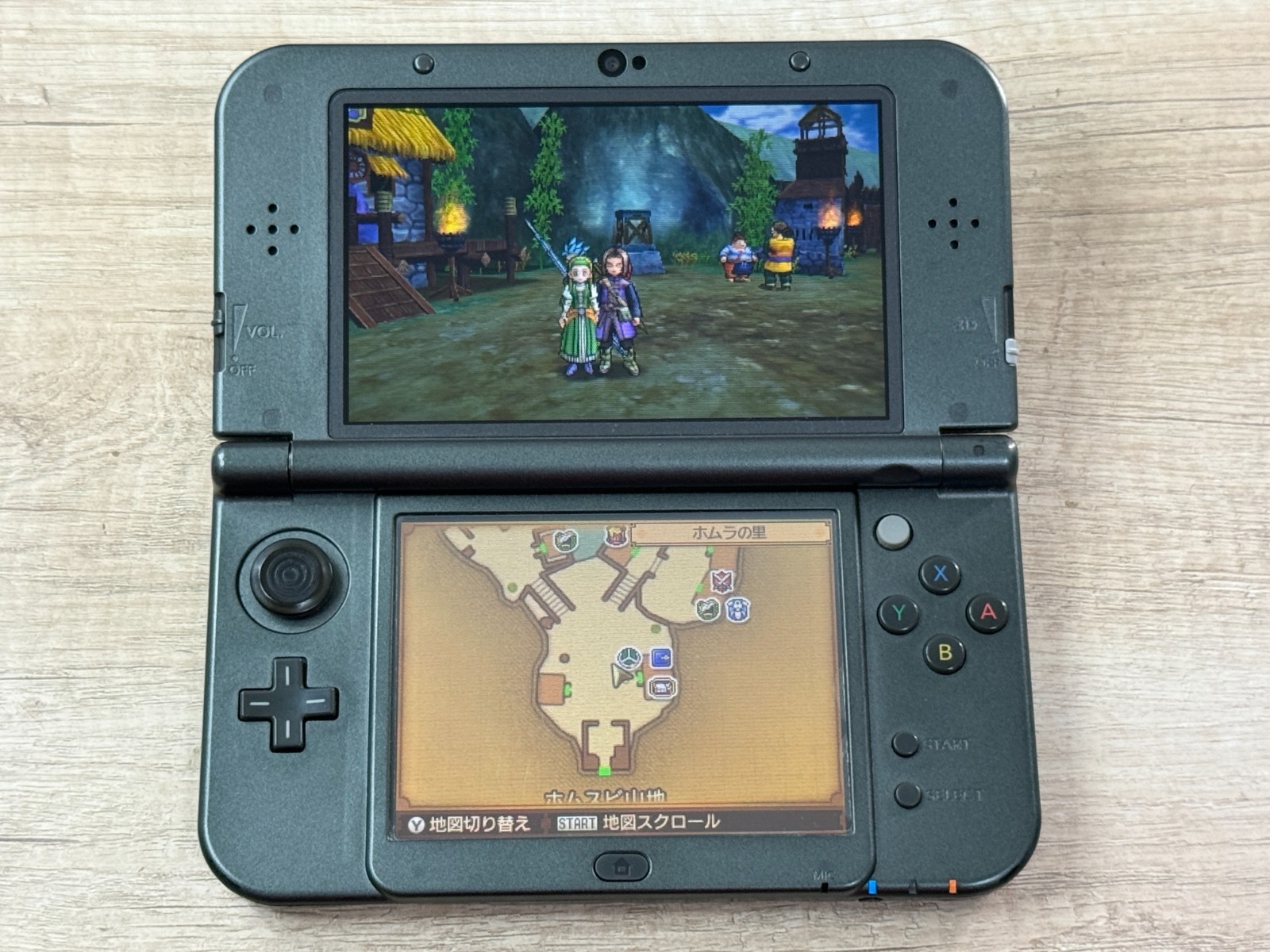 IPS Nintendo New 3DS XL Metallic Black Console IPS Top Tested Japan D8748