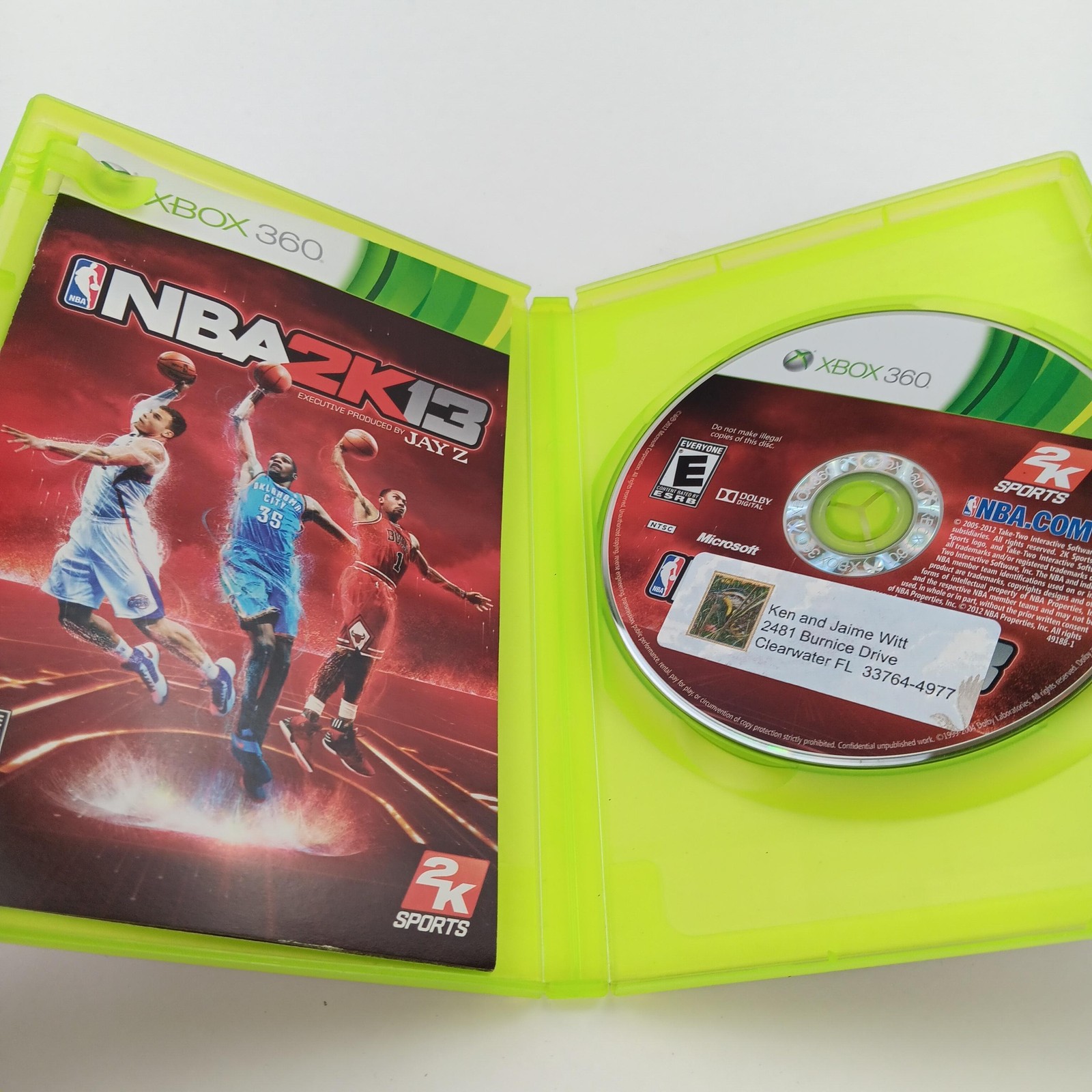 NBA 2K13 Xbox 360 Video Game Basketball Better With Kinect Jay Z Sports
