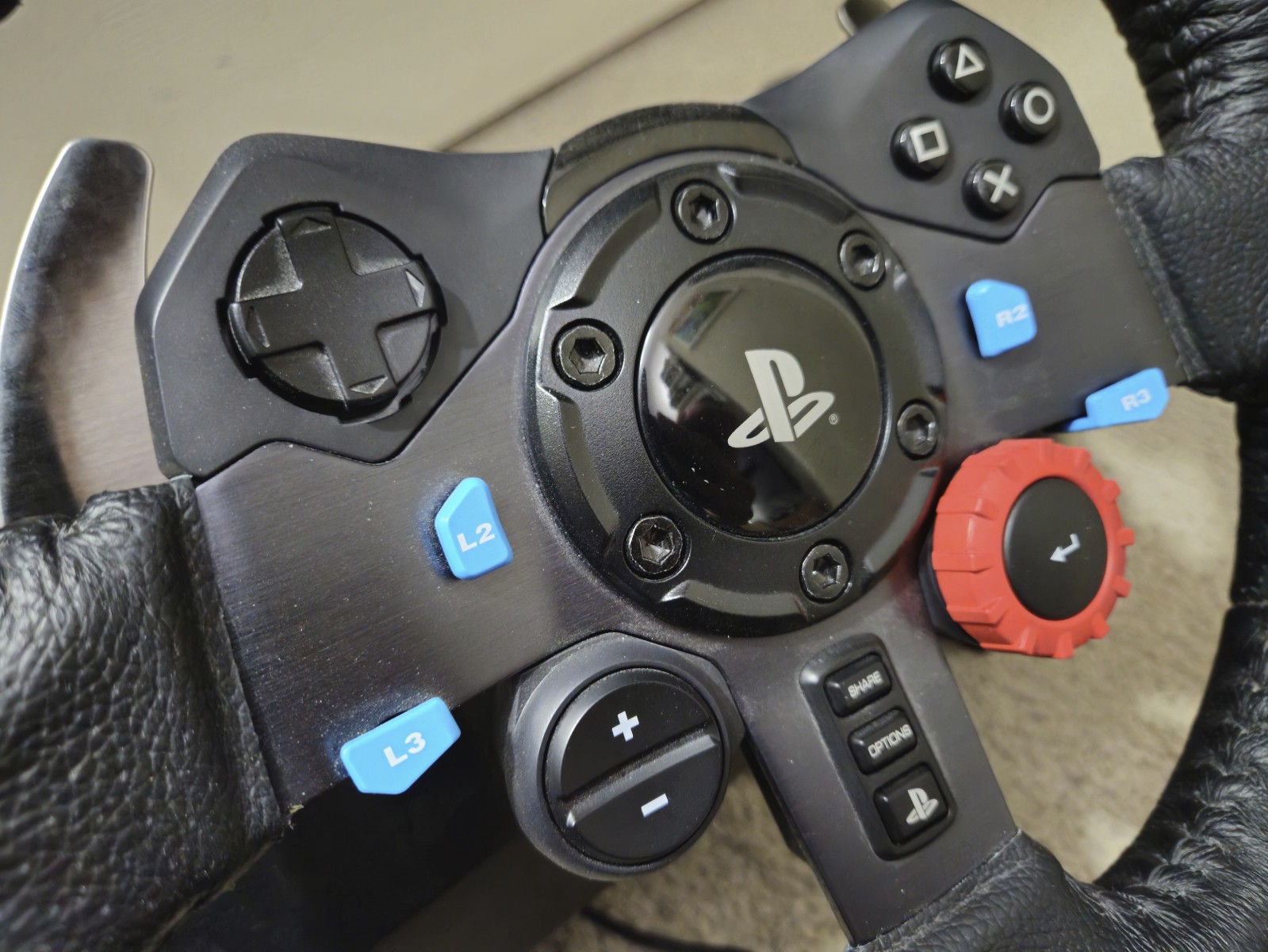 Logitech G29 Driving Force Racing Wheel Pedals Compatible with PS4/PS5/PC, Box