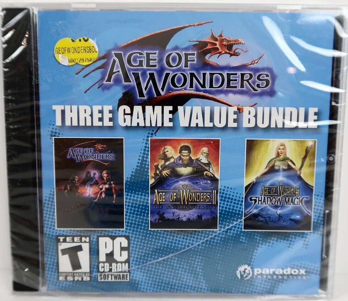 Age of Wonders Classic Bundle PC 2013 Brand New Sealed Game Cracked Case