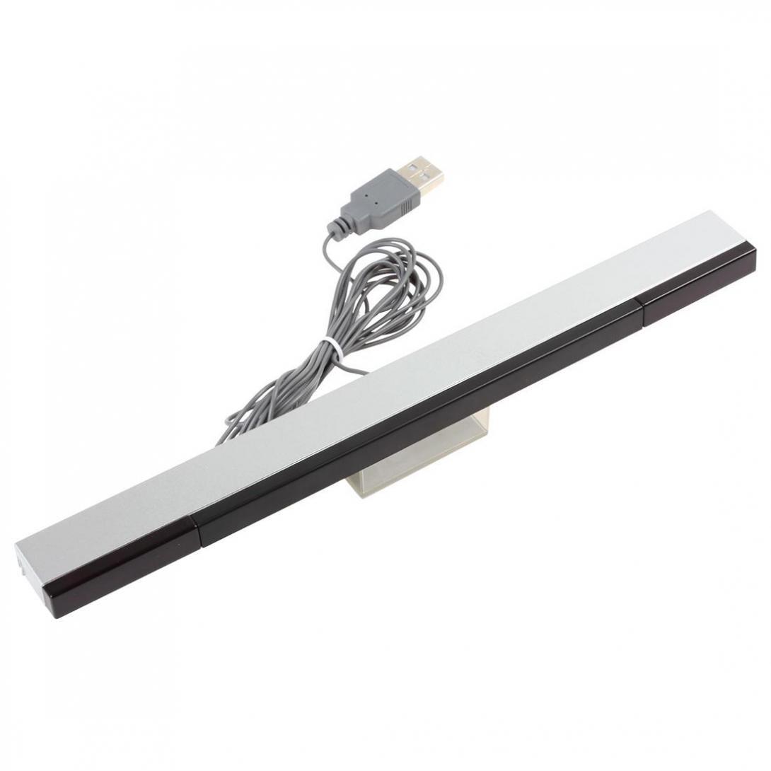 USB Infrared Motion Sensor Wired Receiver Sensor Bar Fit for Wii / Wii U Console