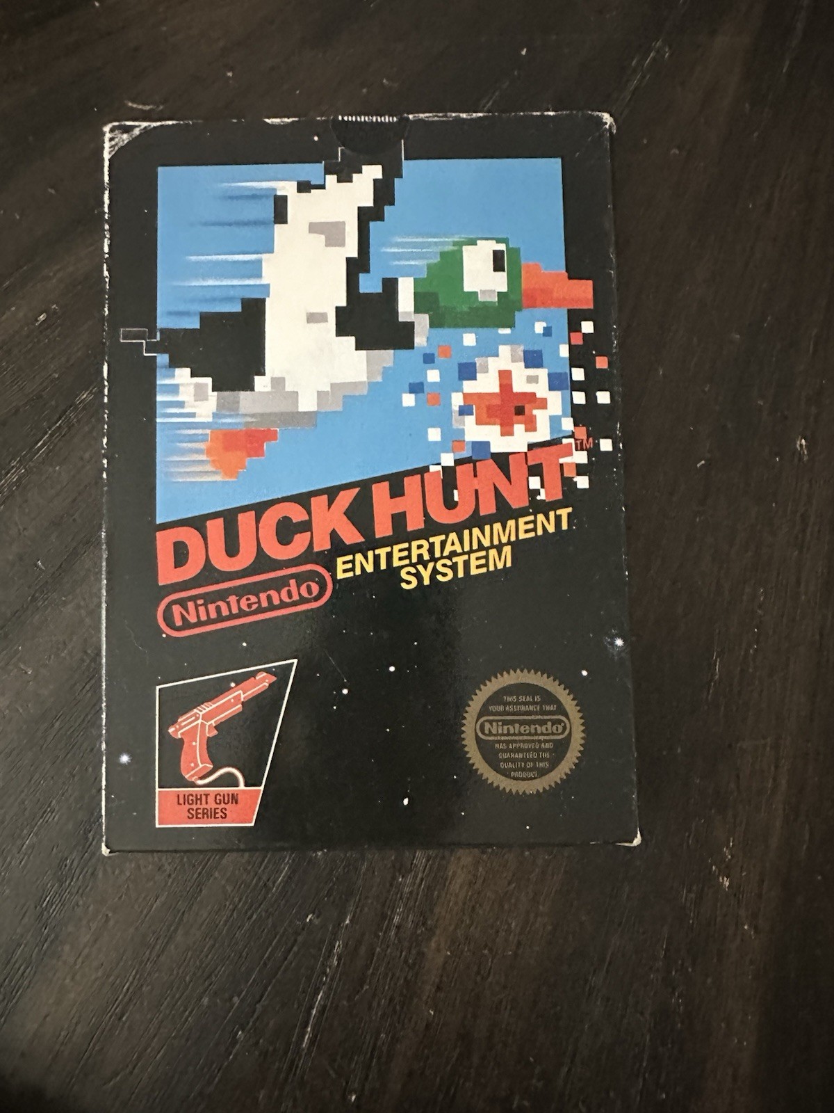 Nintendo NES Game Duck Hunt CIB Complete In Box 5 Screw Top Box Missing