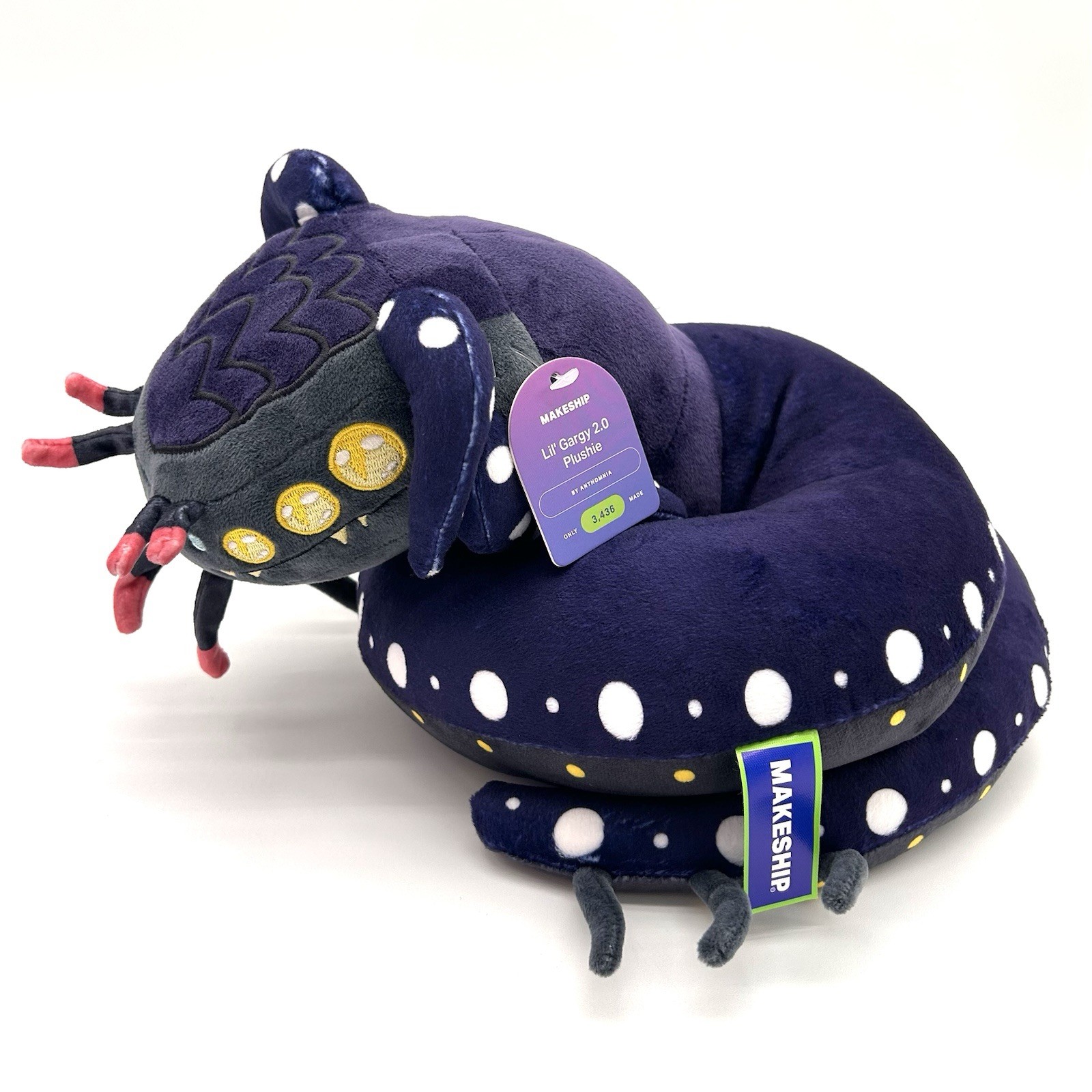 Official Makeship Lil Gargy Plush 2.0 Subnautica Anthomnia Limited Edition NWT
