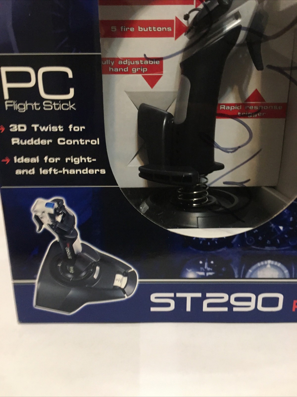 Saitek ST290 Pro USB Flight Stick Joystick PC Gaming Controller, Tested