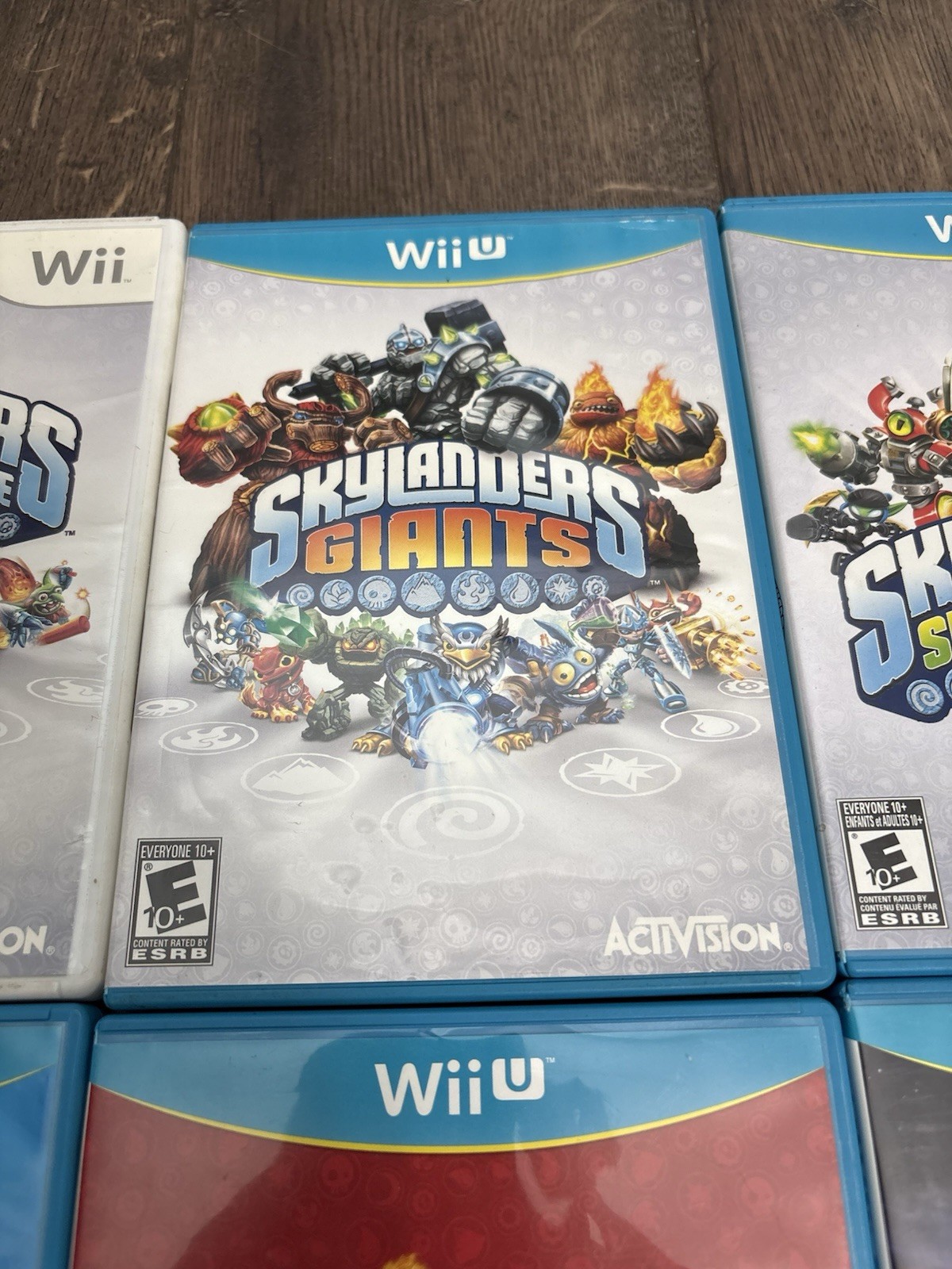 Skylanders Wii U 6 Game Lot – Spyro, Giants, Swap Force, Trap Team, Imaginators