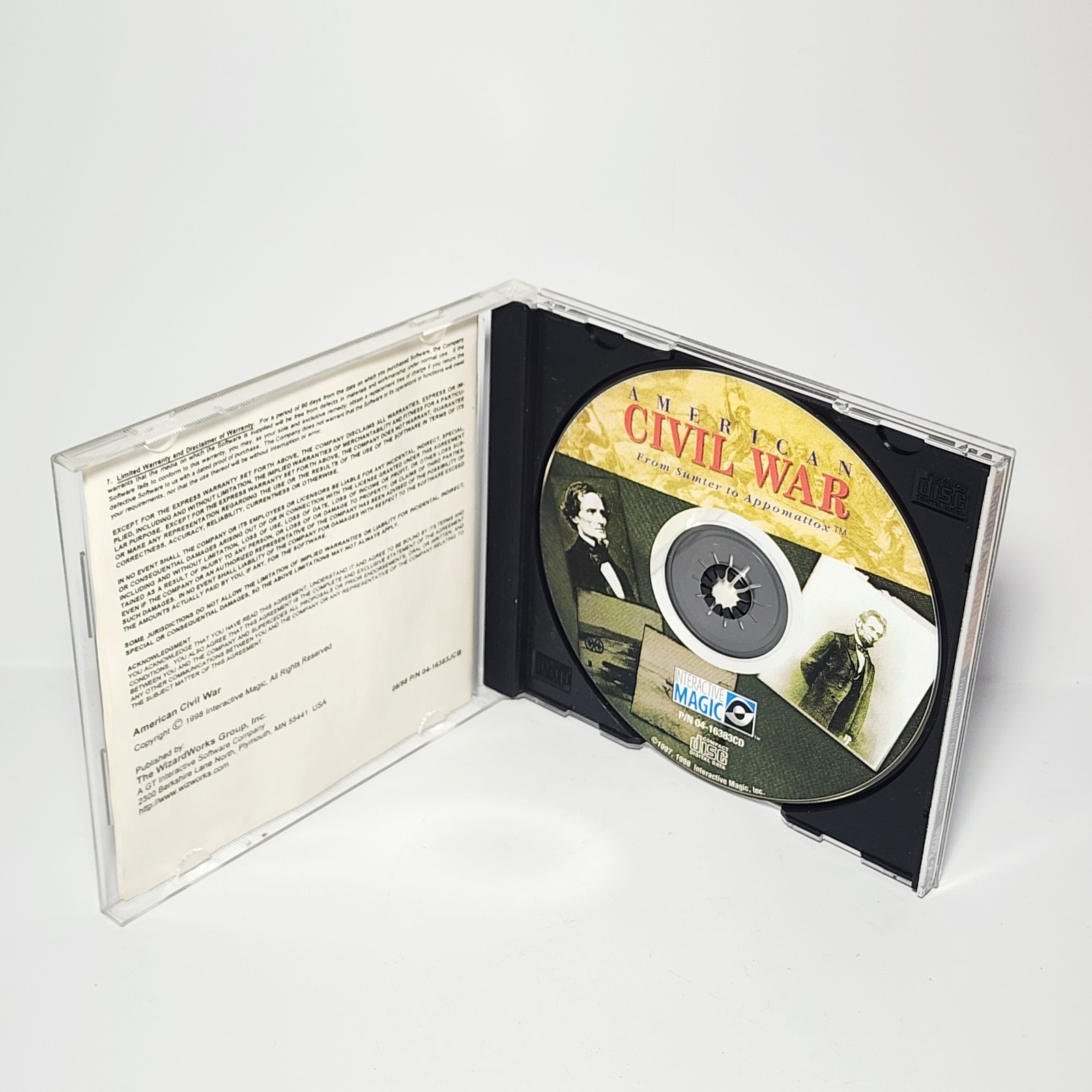 American Civil War: From Sumter to Appomattox (PC, 1998) CD ROM Windows 95 Game
