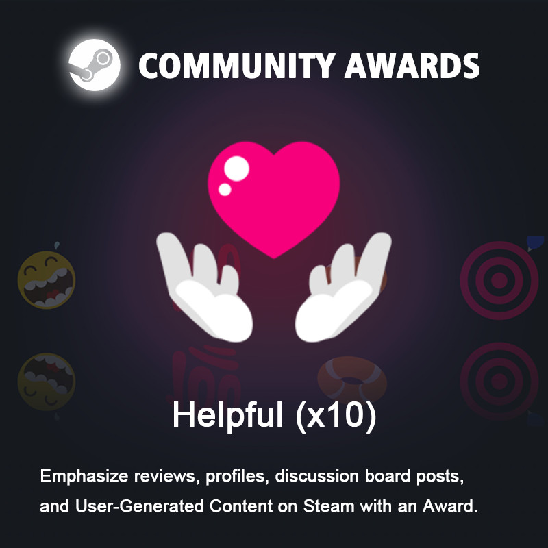 Steam Community Awards Specified Requirements Reviews/Screenshots etc