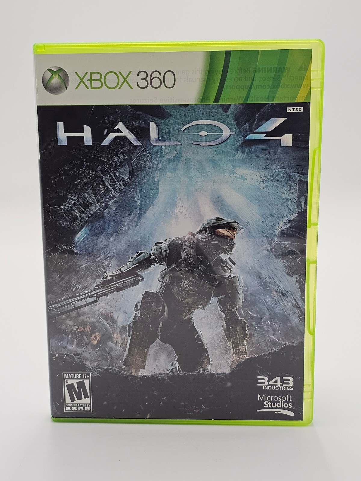 Microsoft Xbox 360 Halo 4 Disc + Case Cleaned & Tested