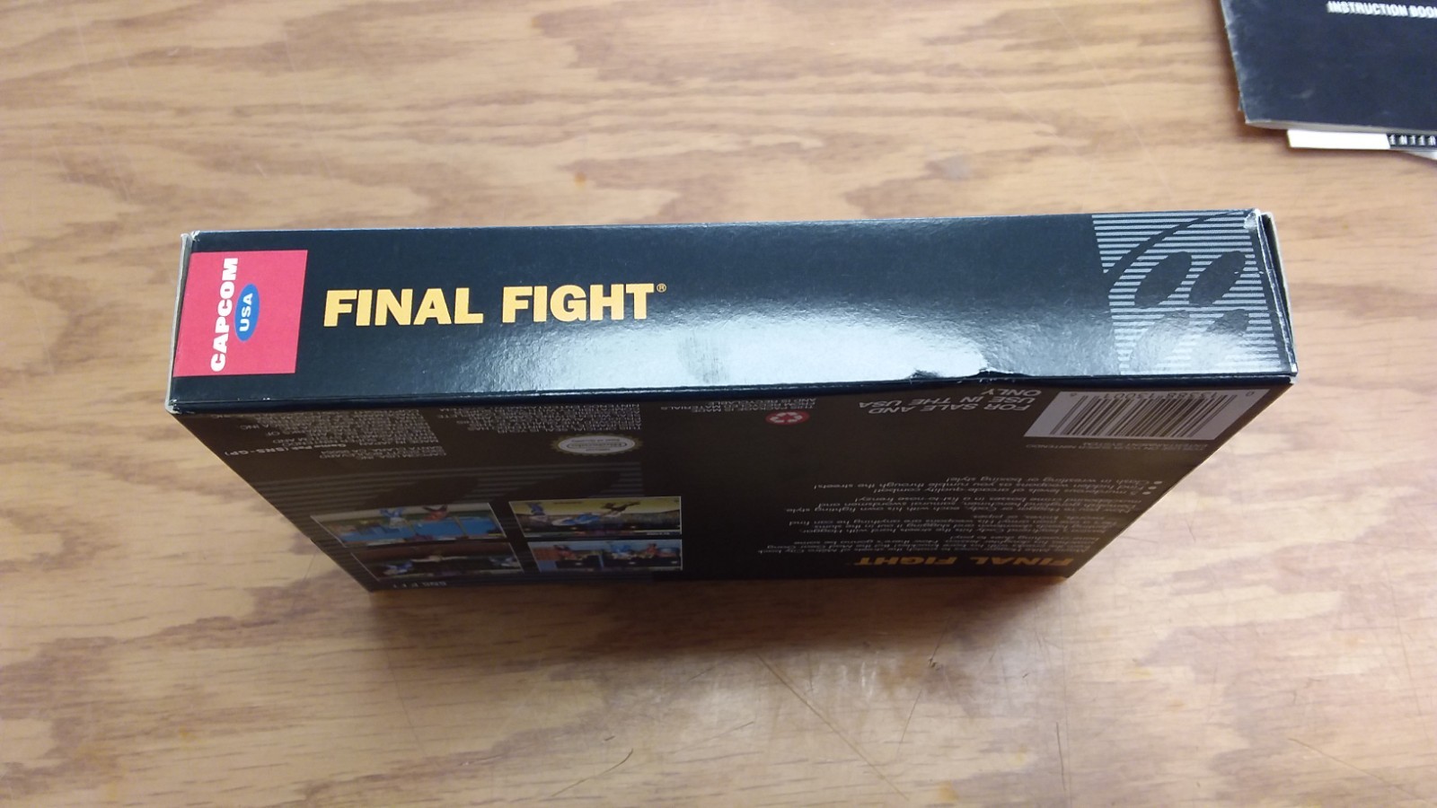 FINAL FIGHT (Super Nintendo, 1991) Near CIB NO WARRANTY CARD